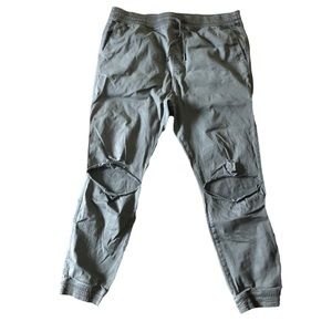 Hollister distressed jogger pants